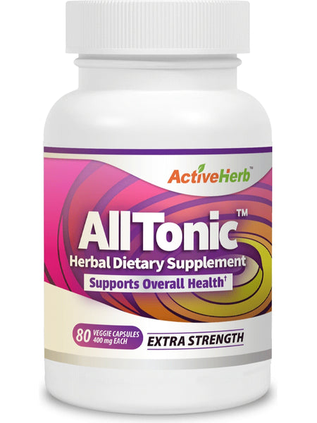 ActiveHerb, AllTonic, 400mg, 80 Veggie Capsules