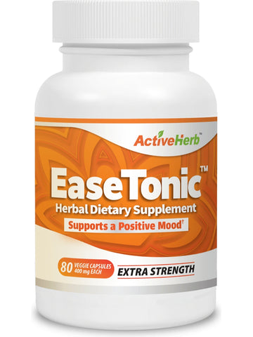 ActiveHerb, EaseTonic, 400mg, 80 Veggie Capsules