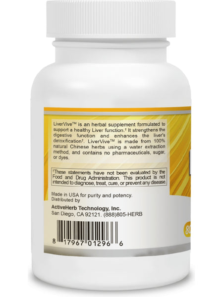 ActiveHerb, LiverVive, 400mg, 80 Veggie Capsules