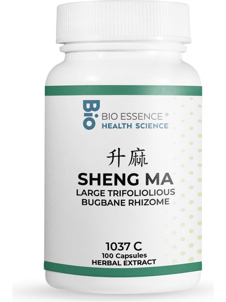 Bio Essence Health Science, Sheng Ma, Chinese Cimicifuga, 5:1 Extract Capsules, 100 Capsules