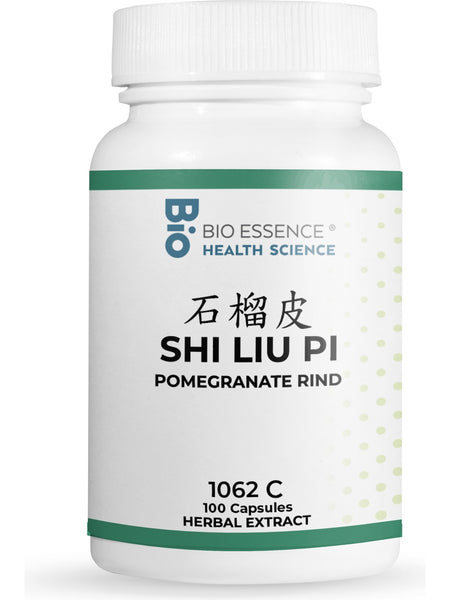 Bio Essence Health Science, Shi Liu Pi, Pomegranate Husk, 5:1 Extract Capsules, 100 Capsules