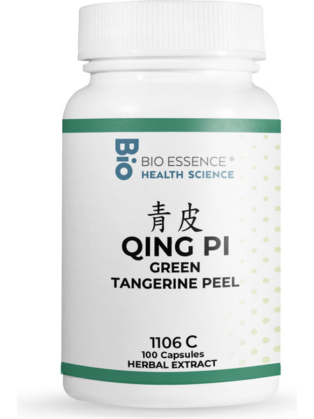 Bio Essence Health Science, Qing Pi, Green Tangerine Peel, 5:1 Extract Capsules, 100 Capsules