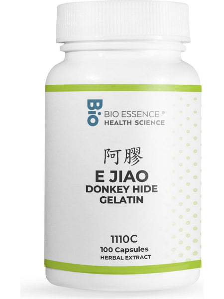 Bio Essence Health Science, E Jiao, Donkey Hide Gelatin, 5:1 Extract Capsules, 100 Capsules