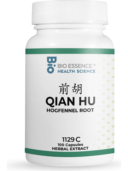 Bio Essence Health Science, Qian Hu, Hogfennel Root, 5:1 Extract Capsules, 100 Capsules