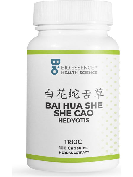 Bio Essence Health Science, Bai Hua She She Cao, Hedyotis, 5:1 Extract Capsules, 100 Capsules