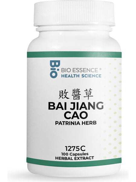 Bio Essence Health Science, Bai Jiang Cao, Patrinia Herb, 5:1 Extract Capsules, 100 Capsules