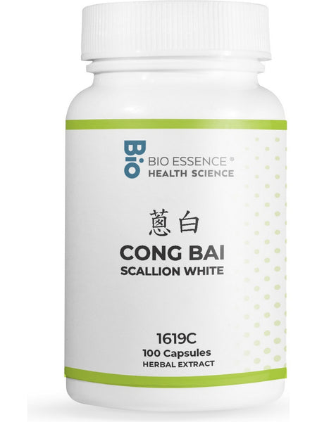 Bio Essence Health Science, Cong Bai, Scallion White, 5:1 Extract Capsules, 100 Capsules