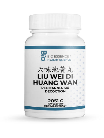 Bio Essence Health Science, Liu Wei Di Huang Wan, Rehmannia Six Decoction, 100 Capsules