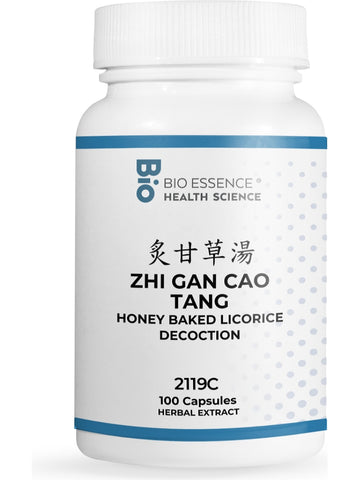 Bio Essence Health Science, Zhi Gan Cao Tang, Honey Baked Licorice Decoction, 100 Capsules