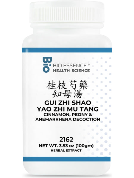 Bio Essence Health Science, Gui Zhi Shao Yao Zhi Mu Tang, Cinnamon, Peony & Anemarrhena Decoction, Granules, 100 grams