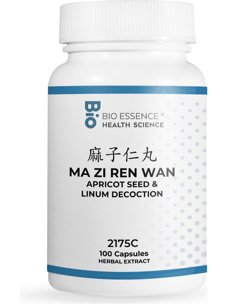 Bio Essence Health Science, Ma Zi Ren Wan, Apricot Seed & Linum Decoction, 100 Capsules