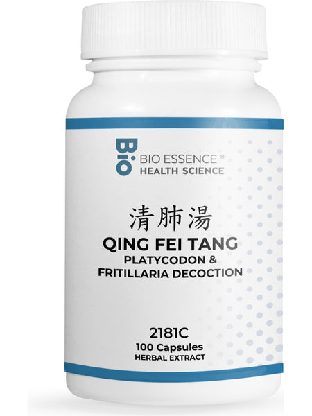 Bio Essence Health Science, Qing Fei Tang, Platycodon & Fritillaria Decoction, 100 Capsules