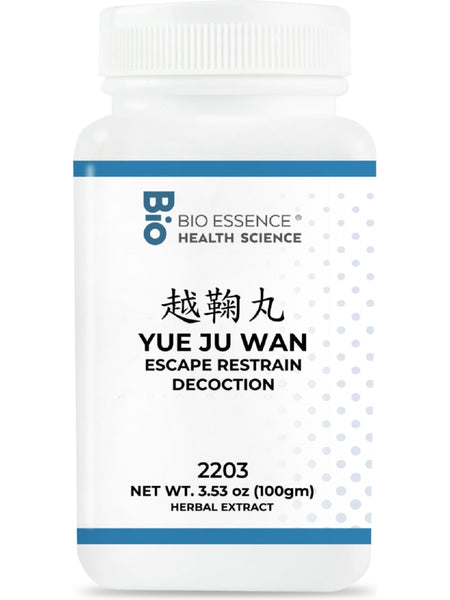 Bio Essence Health Science, Yue Ju Wan, Escape Restrain Decoction, Granules, 100 grams