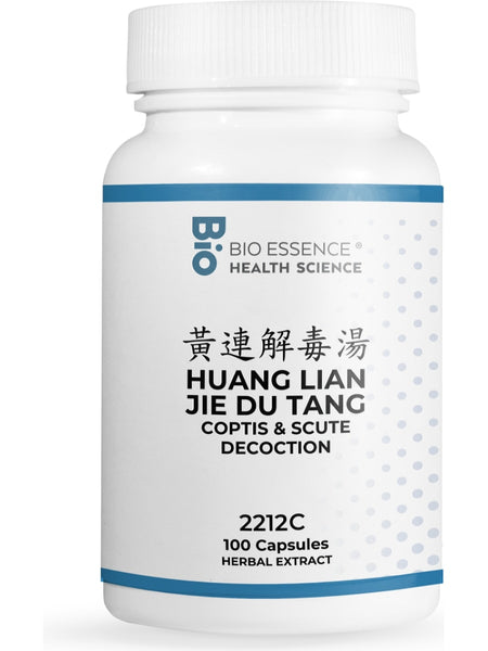 Bio Essence Health Science, Huang Lian Jie Du Tang, Coptis & Scute Decoction, 100 Capsules