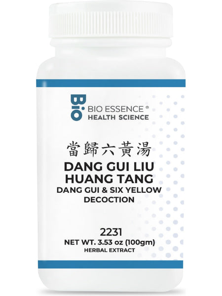 Bio Essence Health Science, Dang Gui Liu Huang Tang, Dang Gui & Six Yellow Decoction, Granules, 100 grams