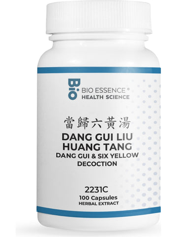 Bio Essence Health Science, Dang Gui Liu Huang Tang, Dang Gui & Six Yellow Decoction, 100 Capsules