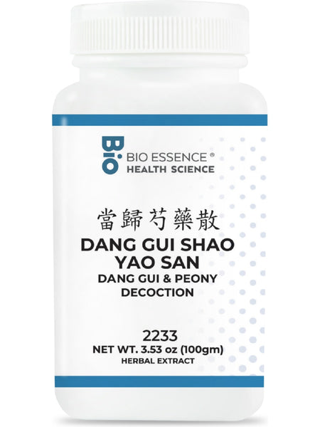 Bio Essence Health Science, Dang Gui Shao Yao San, Dang Gui & Peony Decoction, Granules, 100 grams