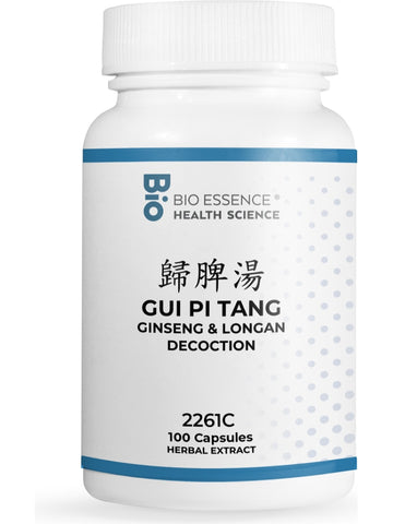 Bio Essence Health Science, Gui Pi Tang, Ginseng & Longan Decoction, 100 Capsules