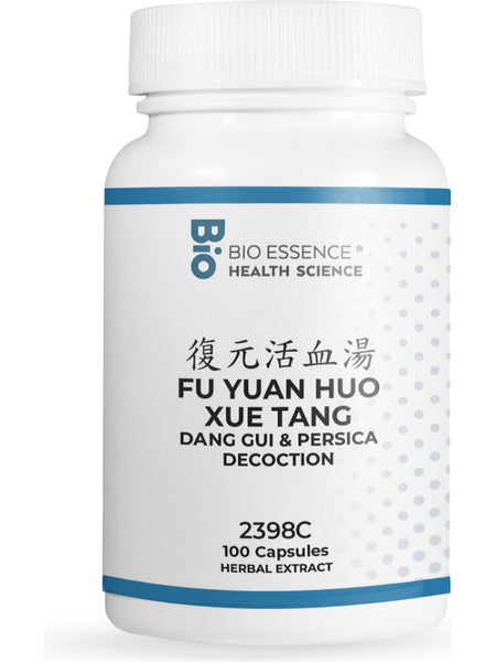 Bio Essence Health Science, Fu Yuan Huo Xue Tang, Dang Gui & Persica Decoction, 100 Capsules