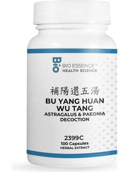 Bio Essence Health Science, Bu Yang Huan Wu Tang, Astragalus & Paeonia Decoction, 100 Capsules