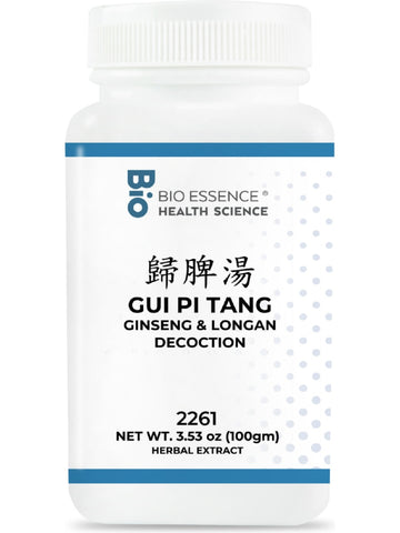 Bio Essence Health Science, Gui Pi Tang, Ginseng & Longan Decoction, Granules, 100 grams