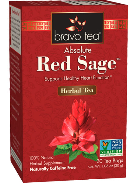 ** 12 PACK ** Bravo Tea, Red Sage Root, 20 Tea Bags