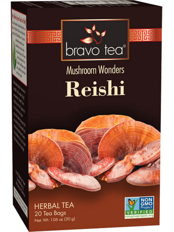 ** 12 PACK ** Bravo Tea, Reishi, 20 Tea Bags