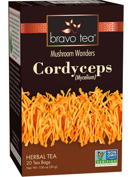 ** 12 PACK ** Bravo Tea, Cordyceps, 20 Tea Bags