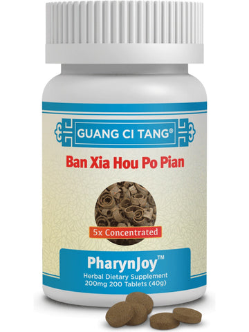 Ban Xia Hou Po Pian, PharynJoy, 200 mg, 200 ct, Guang Ci Tang