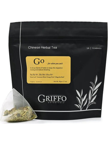 Griffo Botanicals, Go Tea, Huo Ma Ren Tang plus Fan Xie Ye, 14 Teabags