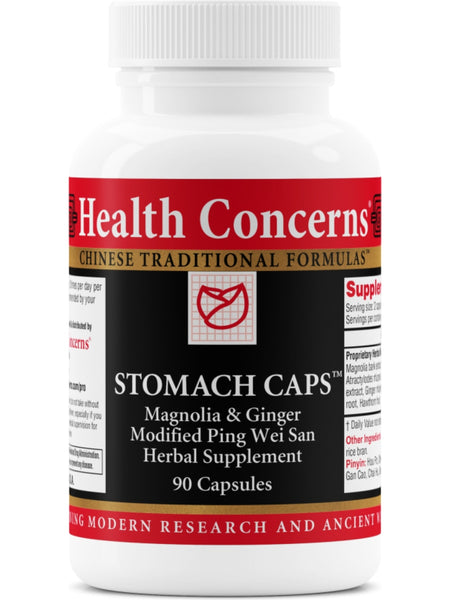 Stomach Caps, 90 ct, Health Concerns