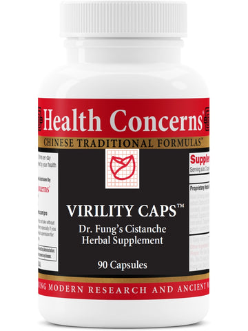 Virility Caps, 90 ct, Health Concerns