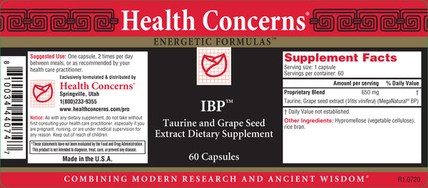 Health Concerns, IBP, 60 ct