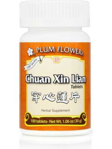 Chuan Xin Lian Tablets, 100 ct, Plum Flower