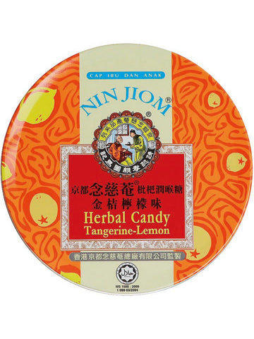 ** 12 PACK ** Nin Jiom, Herbal Candy, Tangerine Lemon, 60 g