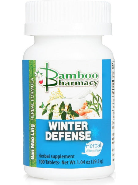 ** 12 PACK ** Bamboo Pharmacy, Winter Defense, Gan Mao Ling, 100 Tablets