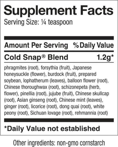 Snap Dynasty Herb Company, Cold Snap Powder, 1.75 oz