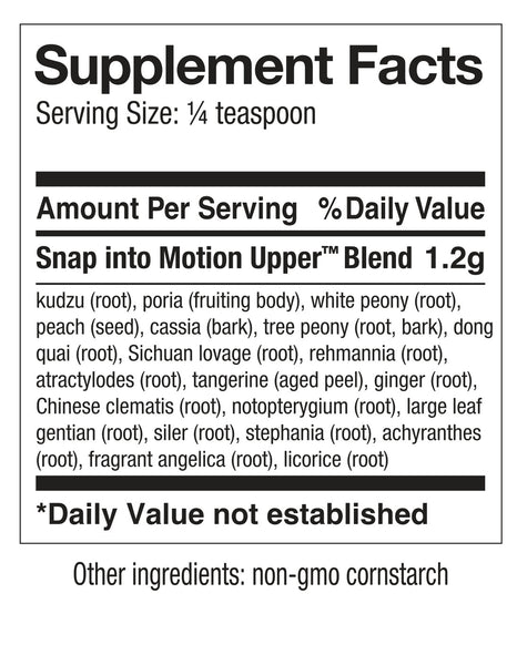 Snap Dynasty Herb Company, Snap Into Motion Upper Powder, 1.75 oz