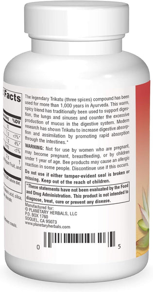 Planetary Herbals, Trikatu Sinus Complex, 120 ct