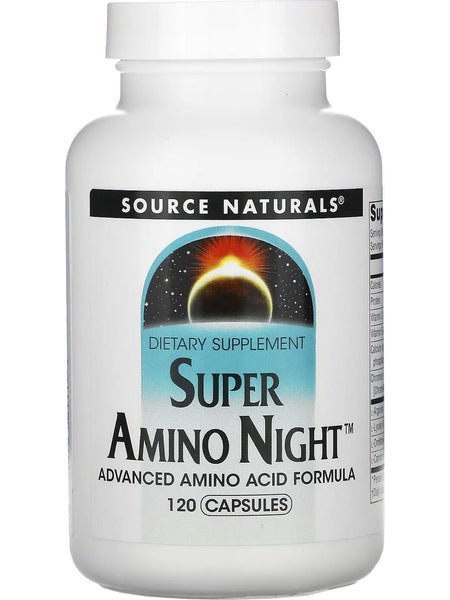 Source Naturals, Super Amino Night™ Advanced Amino Acid Formula, 120 capsules