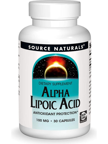 Source Naturals, Alpha Lipoic Acid 100 mg, 30 tablets