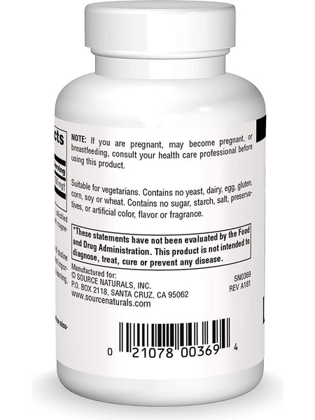 Source Naturals, Acetyl L-Carnitine 250 mg, 90 tablets