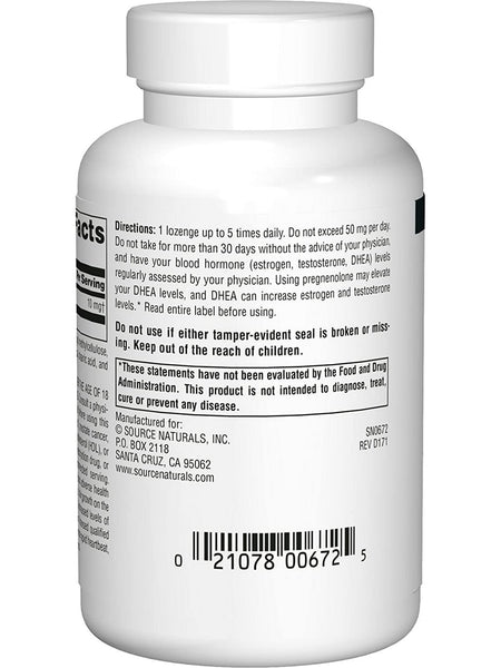 Source Naturals, Pregnenolone 10 mg, Cherry, 120 lozenges