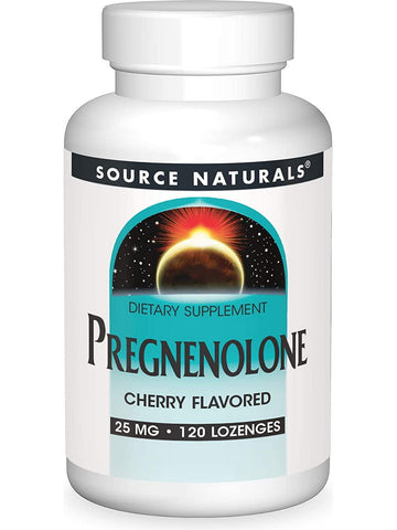 Source Naturals, Pregnenolone 25 mg, Cherry, 120 lozenges