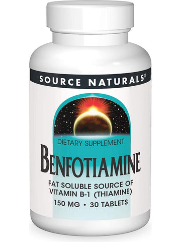 Source Naturals, Benfotiamine 150 mg, 30 tablets