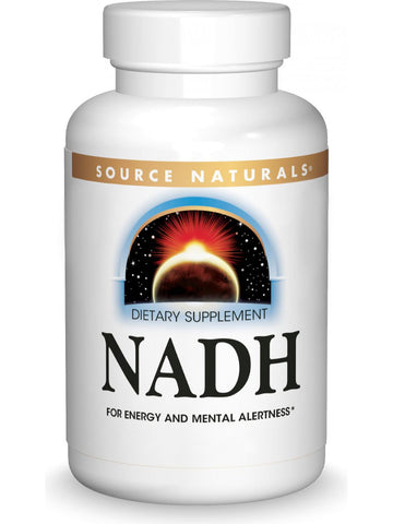 Source Naturals, NADH, 20mg Co-E1 Sublingual Blister Pack, 10 ct