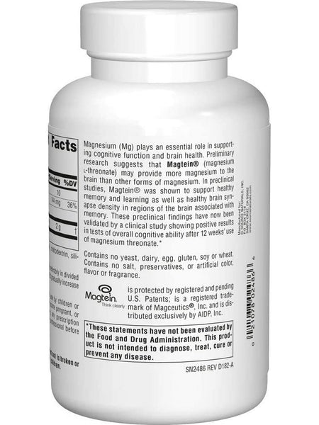 Source Naturals, Magtein®, 180 capsules