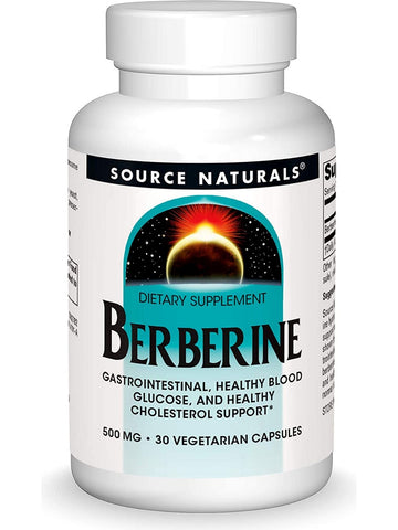 Source Naturals, Berberine 500 mg, 30 vegetarian capsules