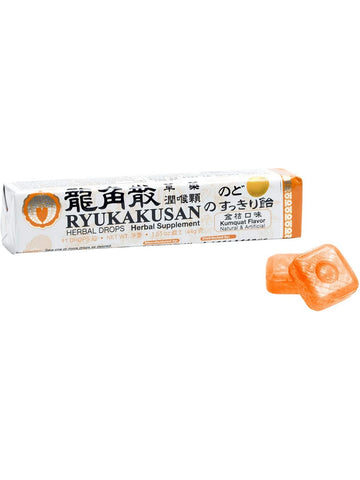 ** 6 PACK ** Solstice, Ryukakusan, Herbal Drop, Stick Type, Kumquat, 11 drops