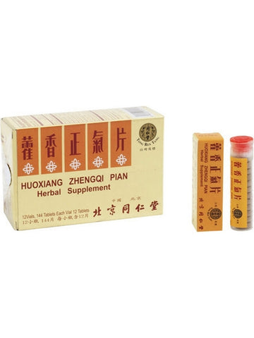 Solstice, Tong Ren Tang, Huoxiang Zhengqi Pian, 144 tablets